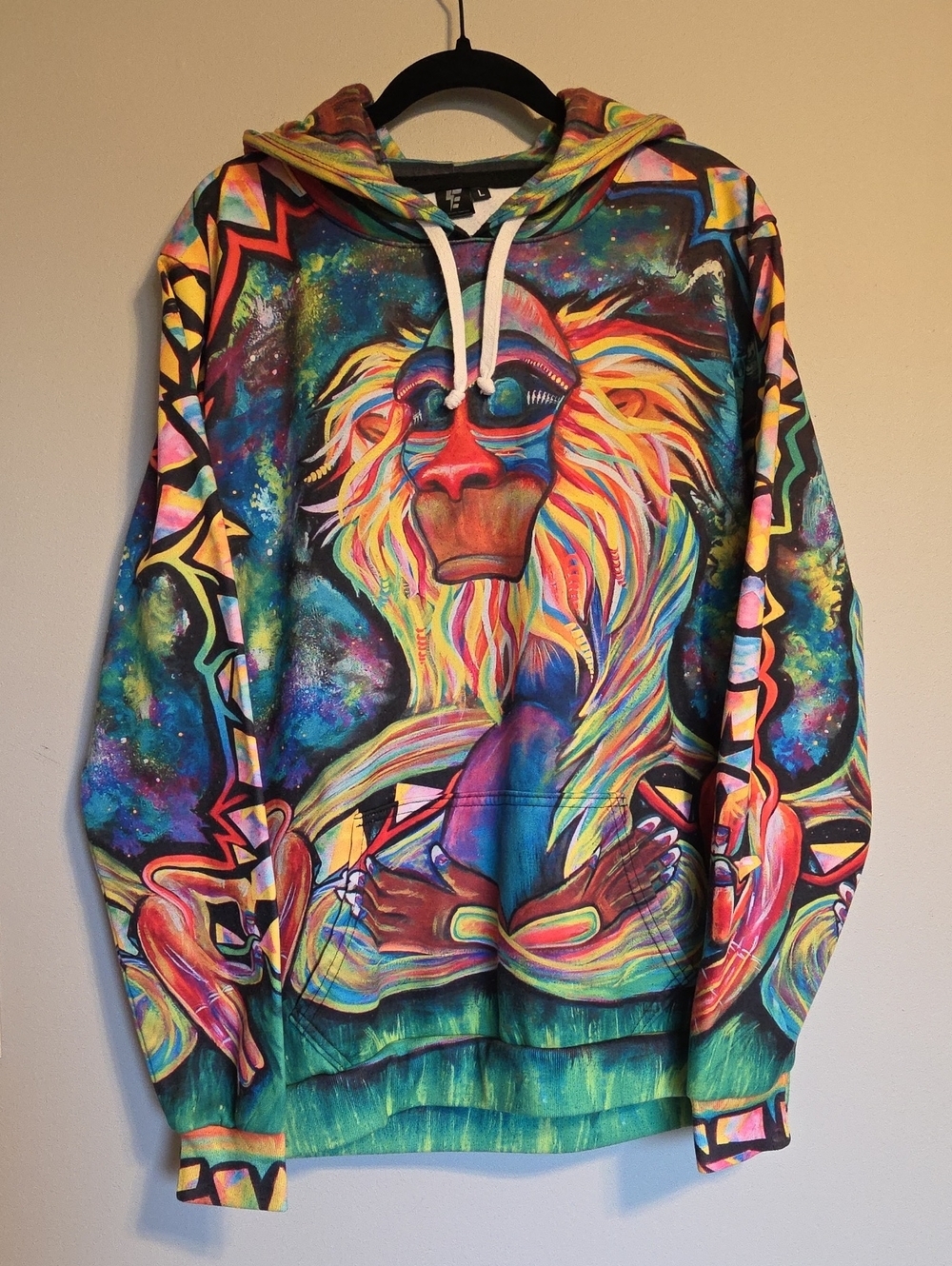ELECTRO THREADS Colorful Rafiki Graphic Hoodie